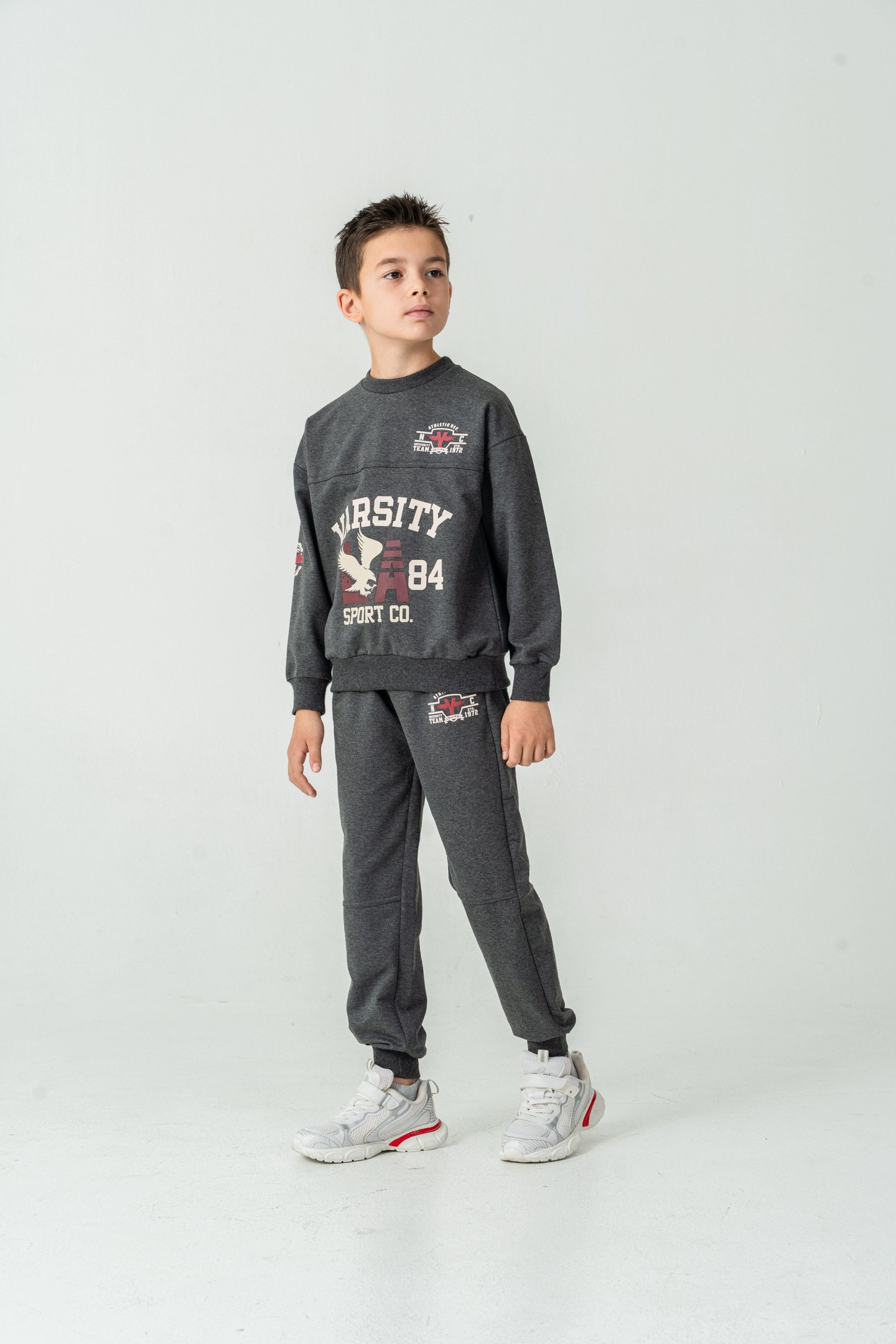 Varsity 1984 Sport Co. Baskılı Erkek Çocuk Alt Üst Eşofman Takımı