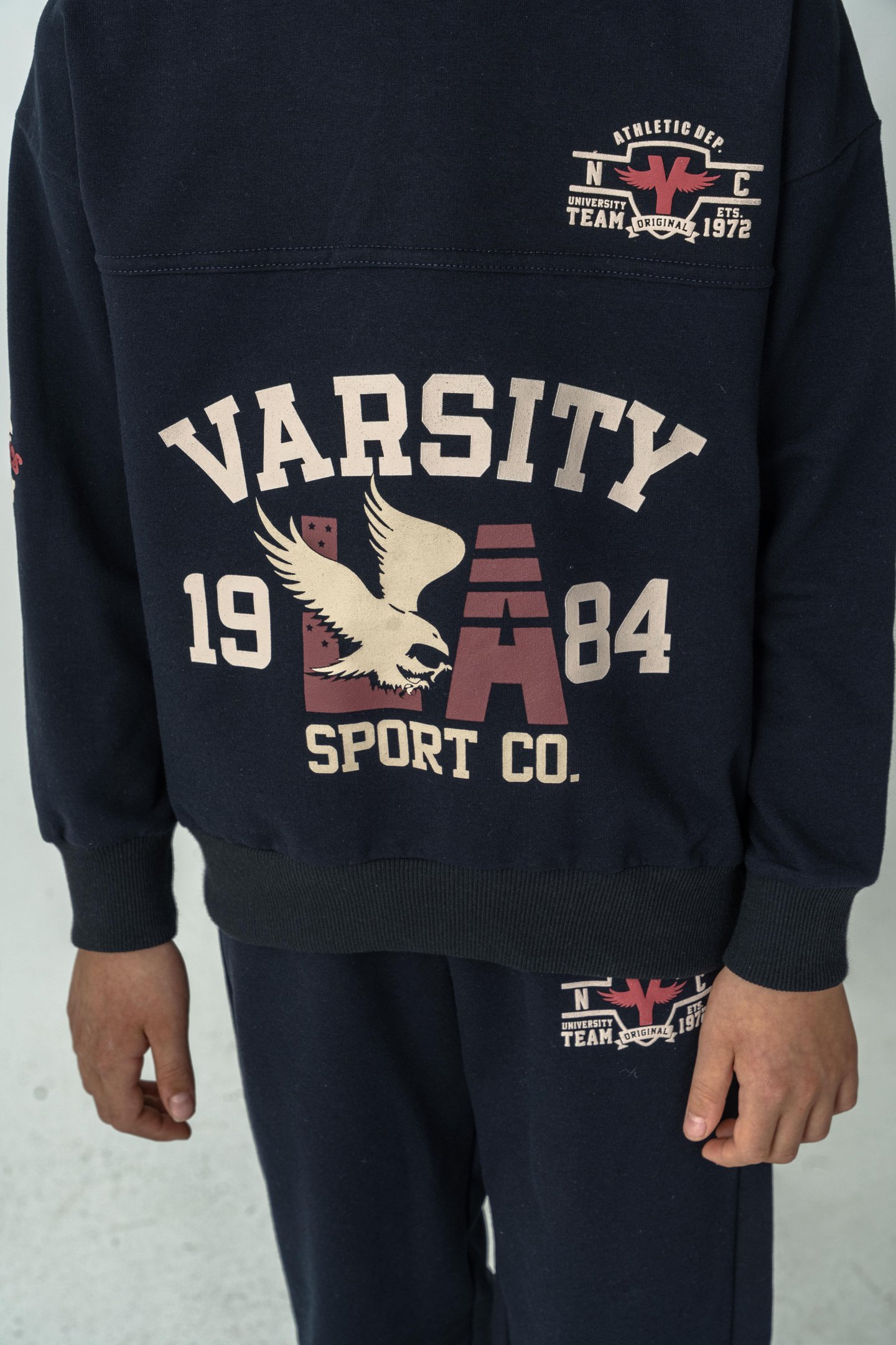 Varsity 1984 Sport Co. Baskılı Erkek Çocuk Alt Üst Eşofman Takımı