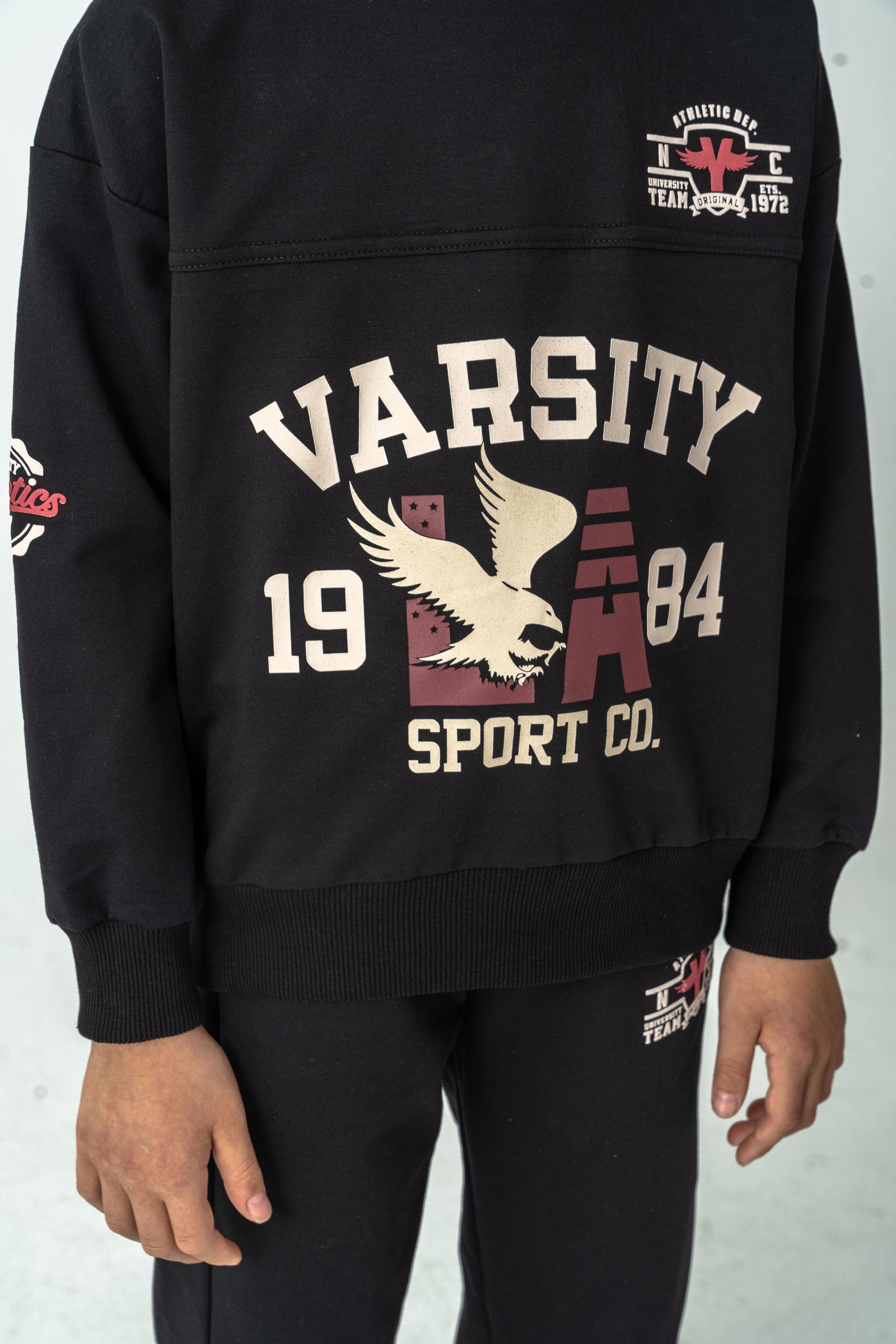 Varsity 1984 Sport Co. Baskılı Erkek Çocuk Alt Üst Eşofman Takımı
