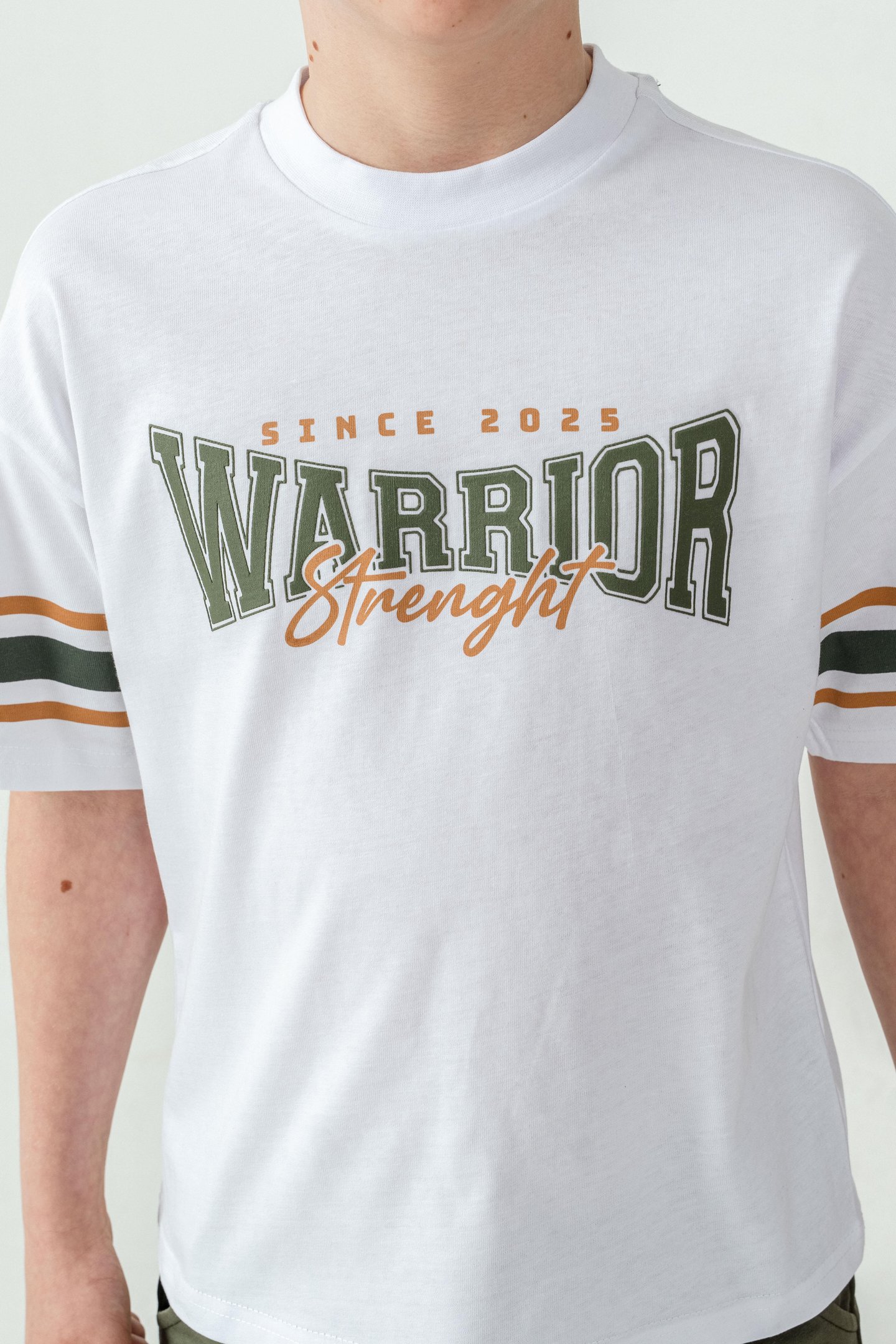Warrior Strenght Baskılı Erkek Çocuk Şort - Tişört Takımı