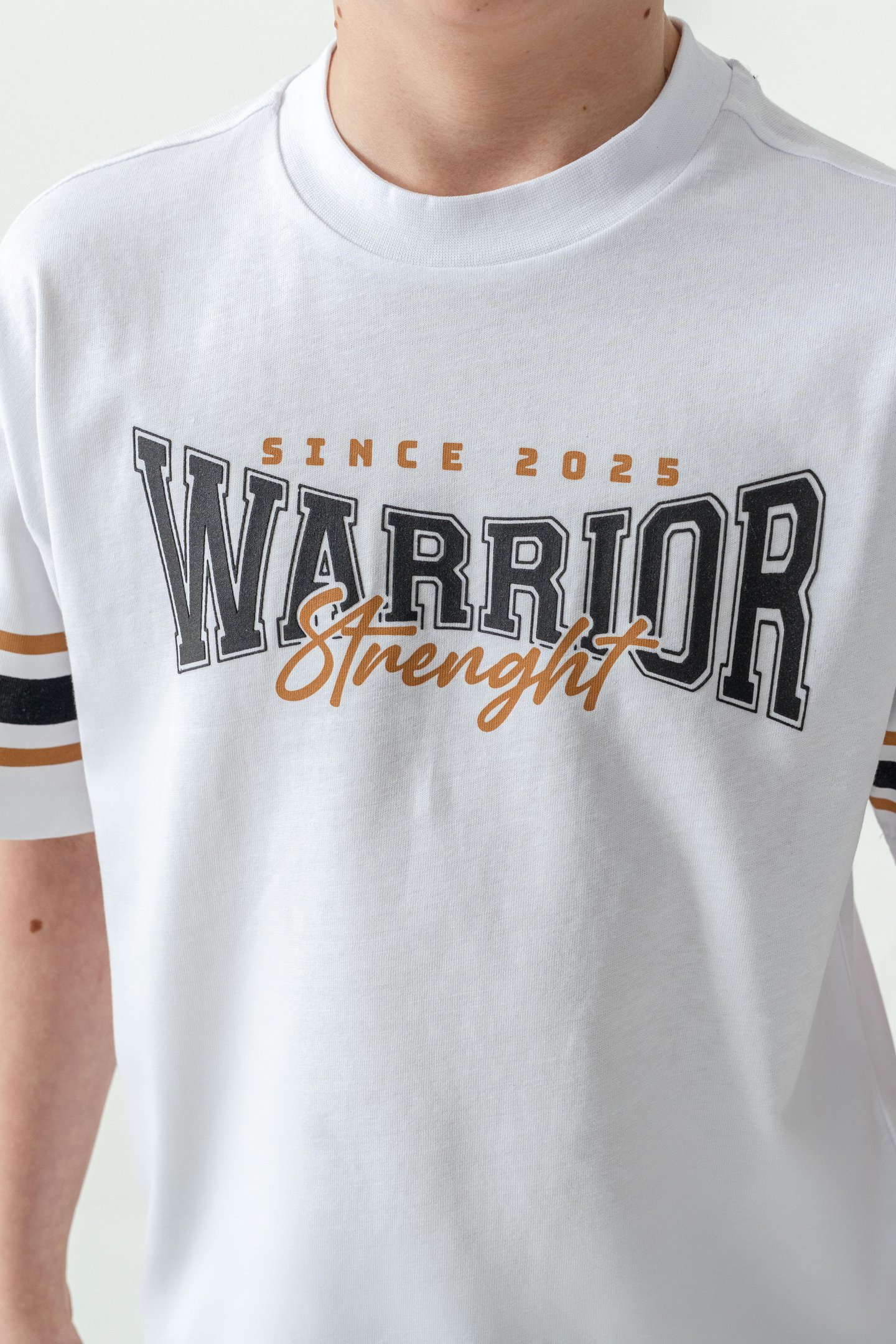 Warrior Strenght Baskılı Erkek Çocuk Şort - Tişört Takımı