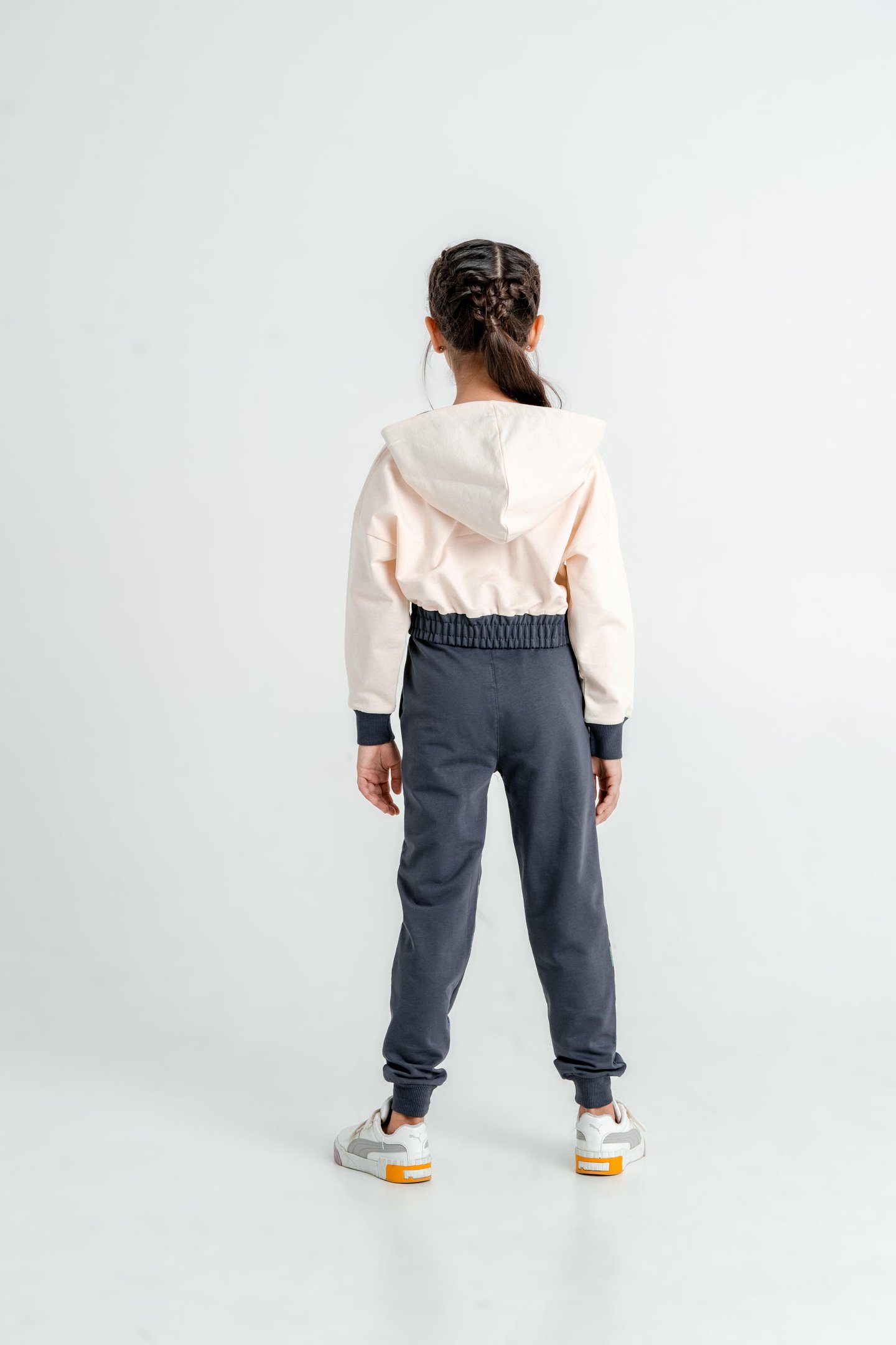 You're So Perfect Baskılı Kapüşonlu Alt Üst Kız Çocuk Eşofman Takımı