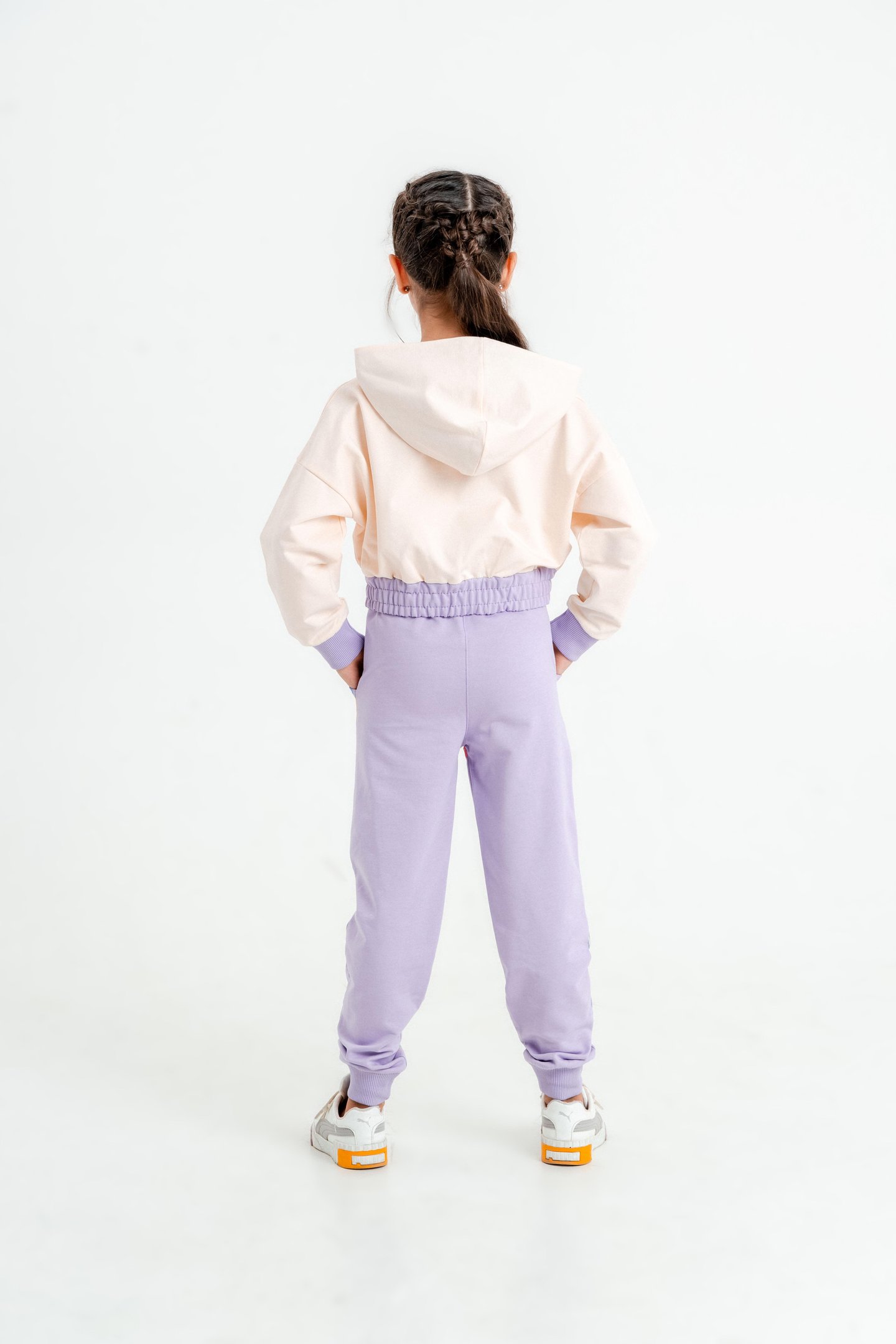 You're So Perfect Baskılı Kapüşonlu Alt Üst Kız Çocuk Eşofman Takımı