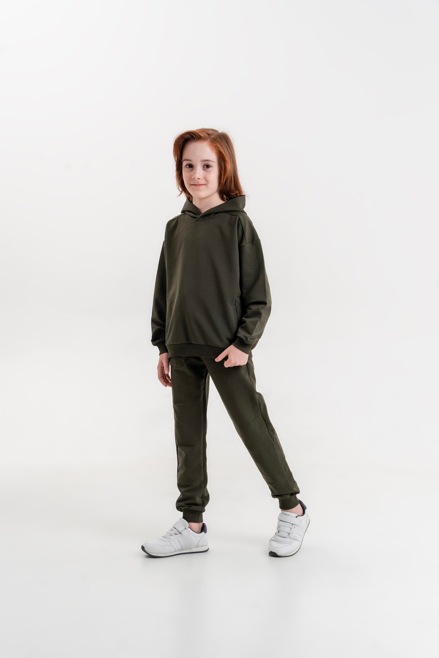 Basic Kapüşonlu Sweatshirt Eşofman Takımı