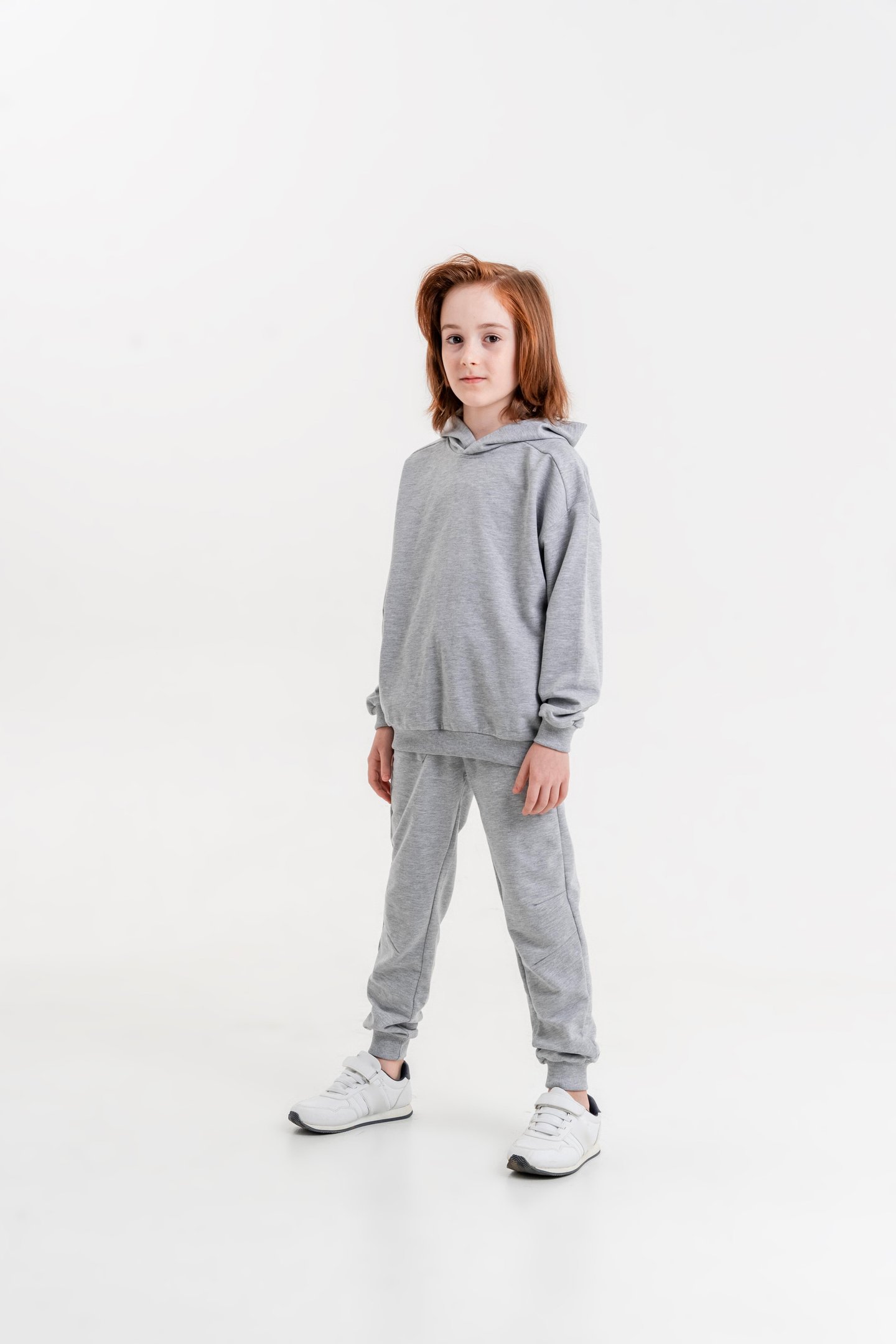 Basic Kapüşonlu Sweatshirt Eşofman Takımı