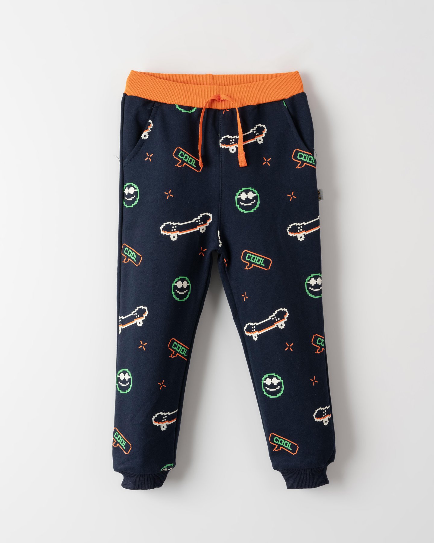 COOL Emoji Kaykay Baskılı Erkek Çocuk Eşofman Altı