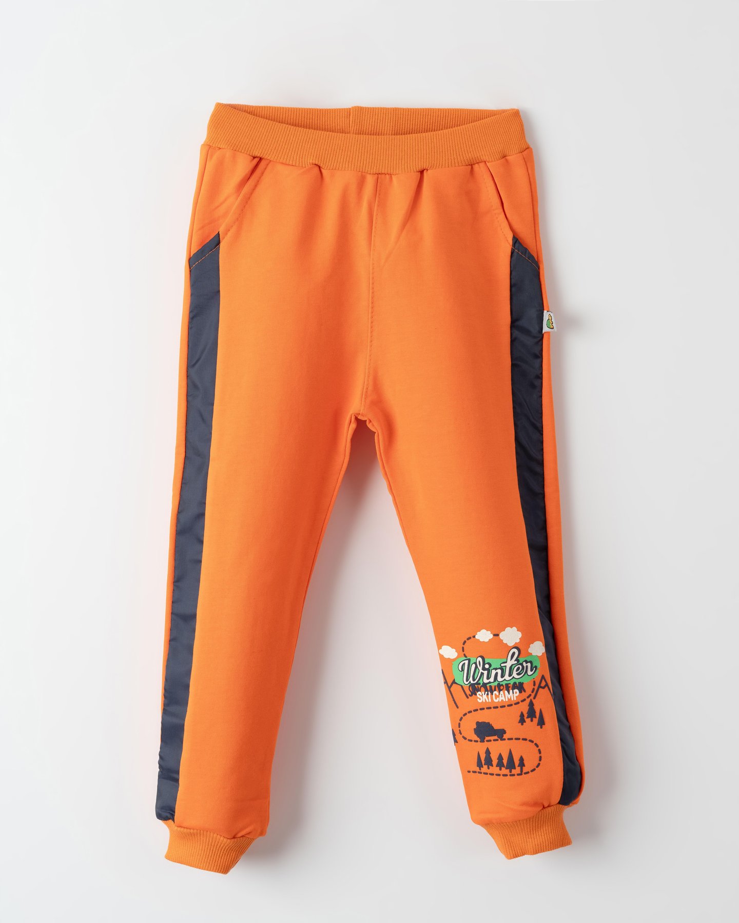 WINTER SKICAMP Paça Baskılı Erkek Çocuk Eşofman Altı
