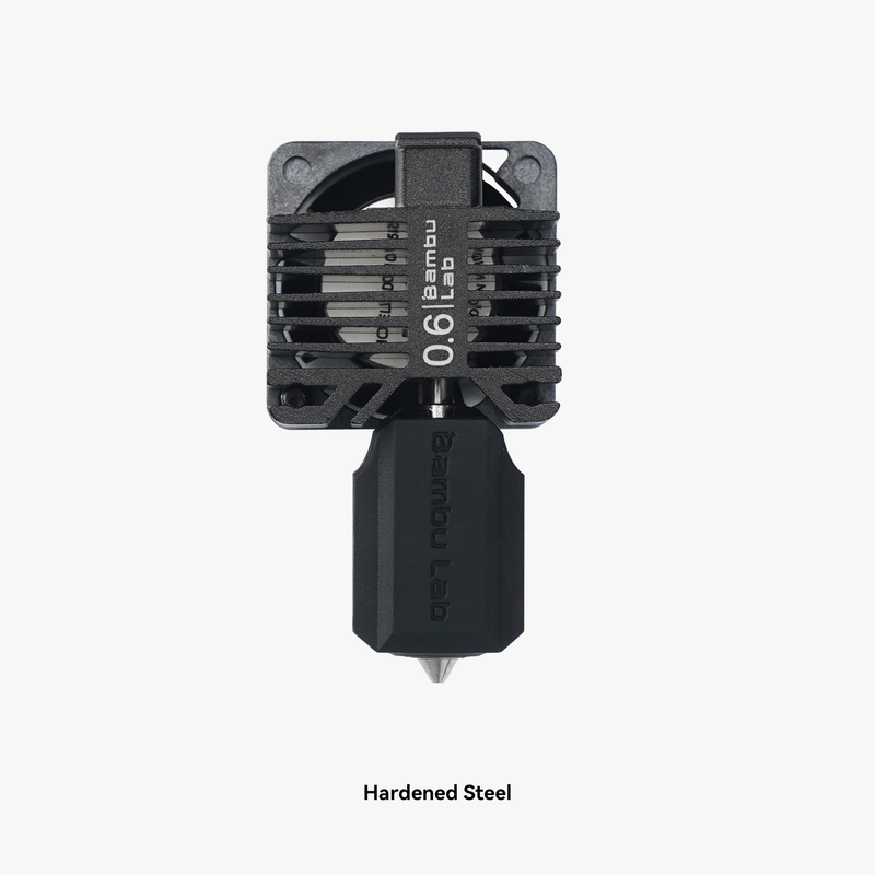 Bambu Lab P1 Serisi 0.6mm Sertleştirilmiş Çelik Nozzle Hotend Seti