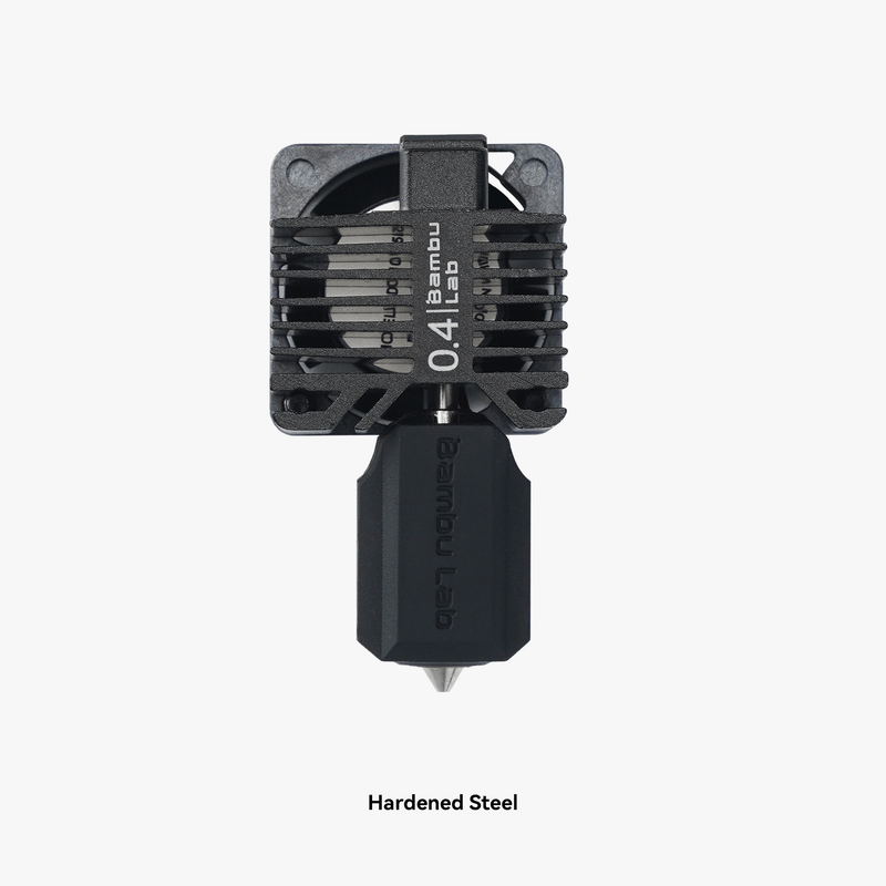 Bambu Lab X1 Serisi 0.4mm Sertleştirilmiş Çelik Nozzle Hotend Seti