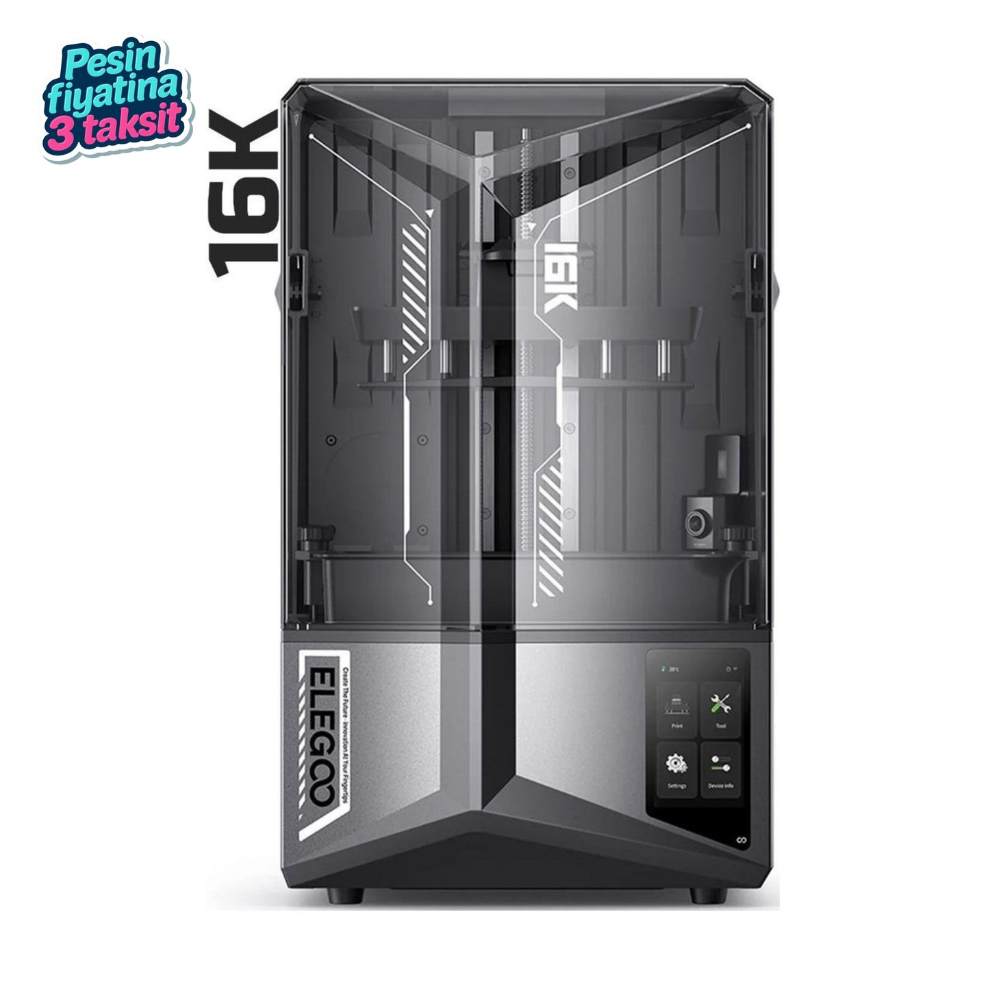 ELEGOO Saturn 4 Ultra 16K 3D Yazıcı - Stoktan Teslim
