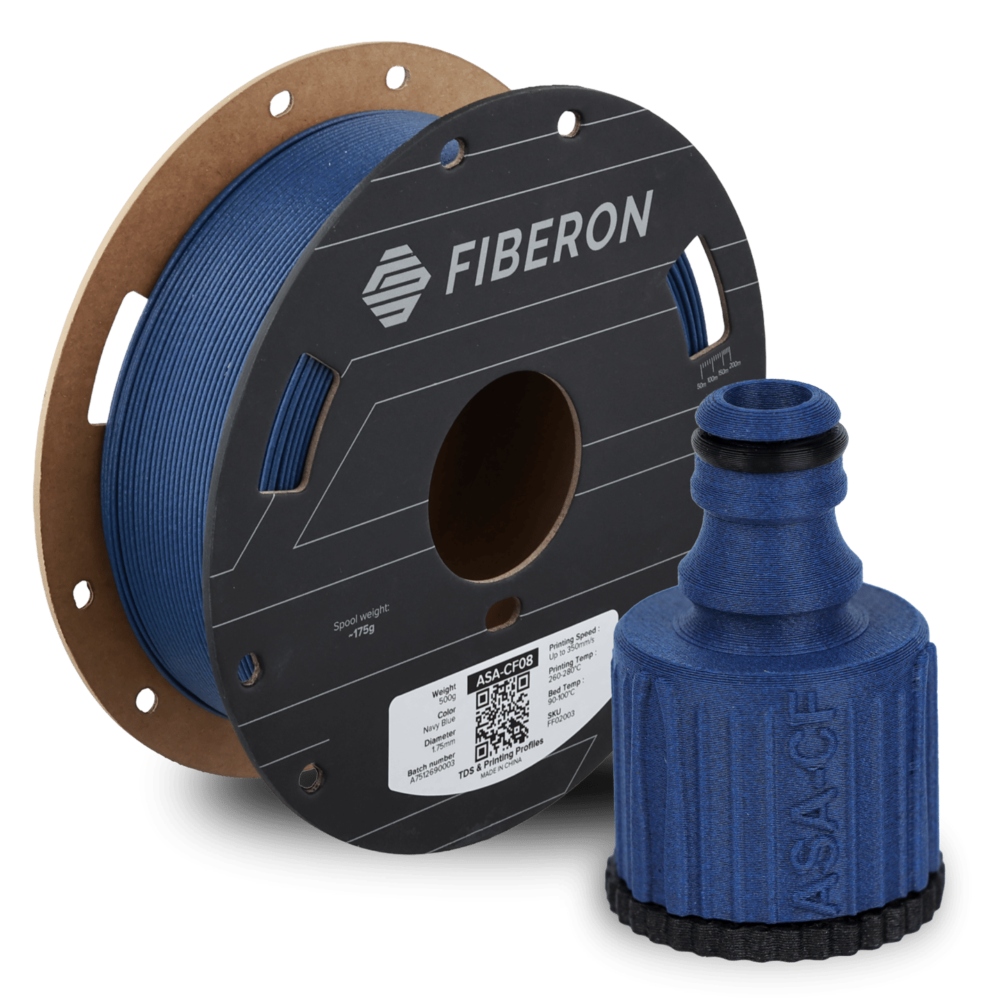 Fiberon ASA-CF08 Lacivert Filament | UV Dayanımlı Karbon Fiber