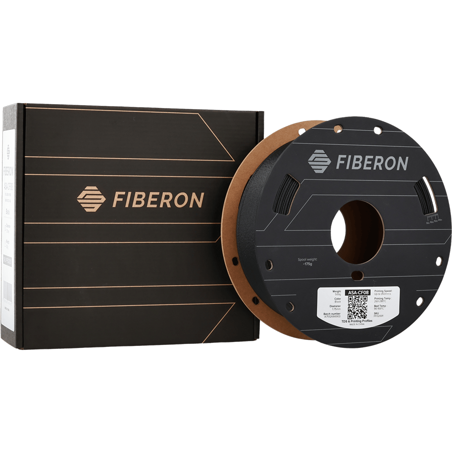 Fiberon ASA-CF08 Siyah Filament | UV Dayanımlı Karbon Fiber