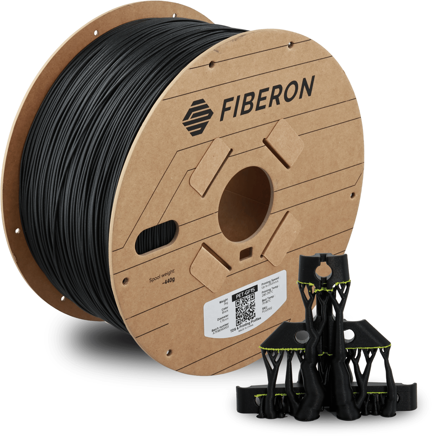 Fiberon PET-GF15 Siyah 3 KG 