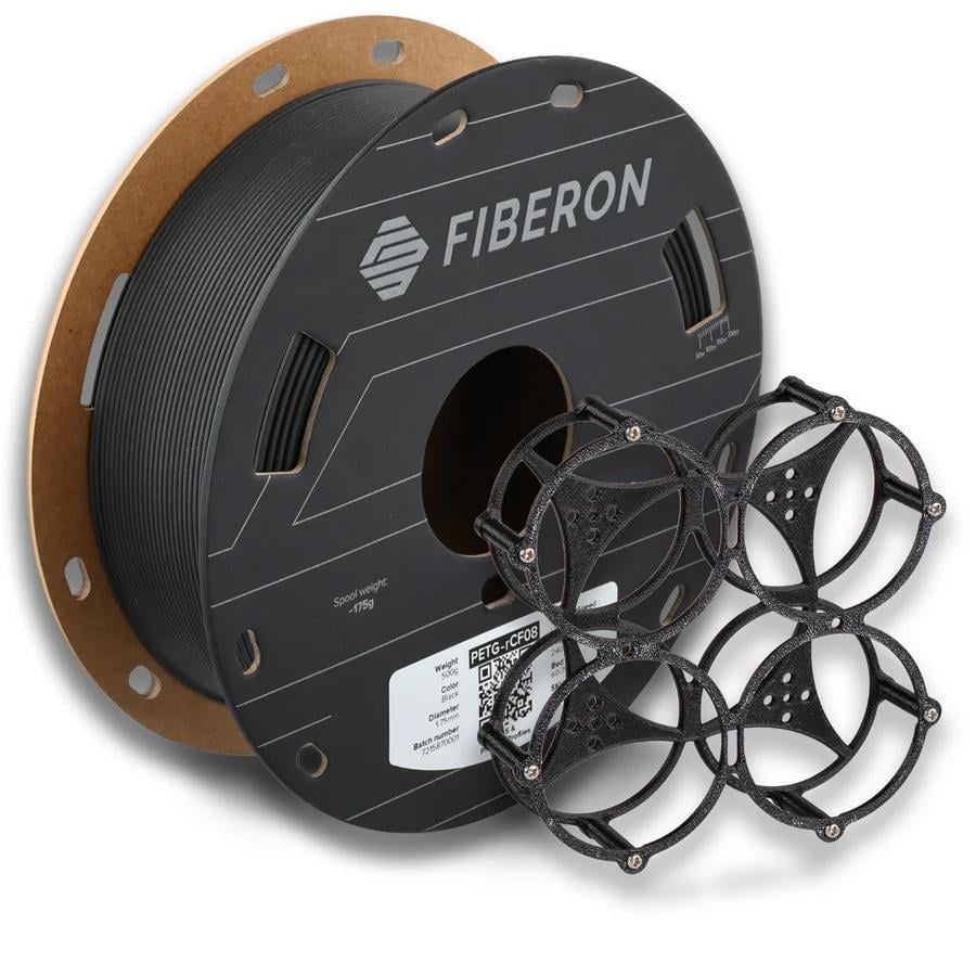 Fiberon PETG-rCF08 Siyah Filament