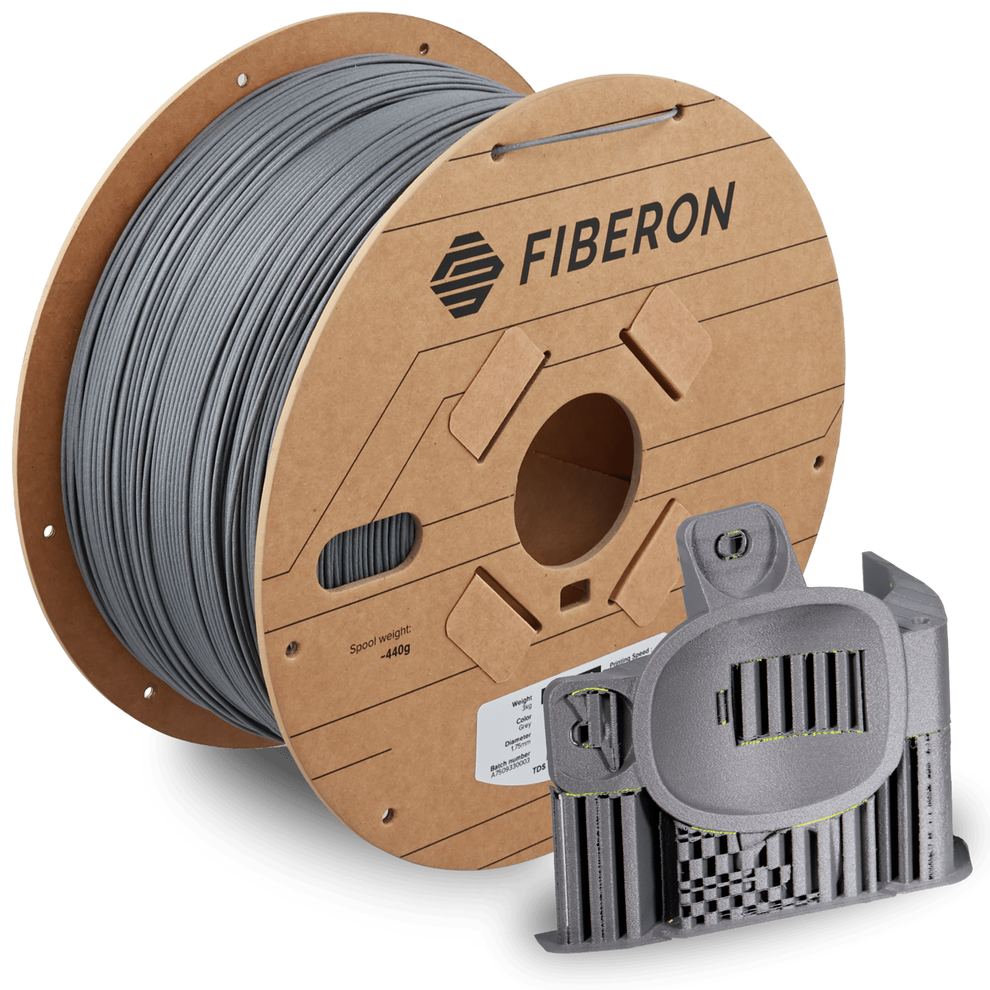Fiberon PPS-GF20 Gri Filament 3 KG