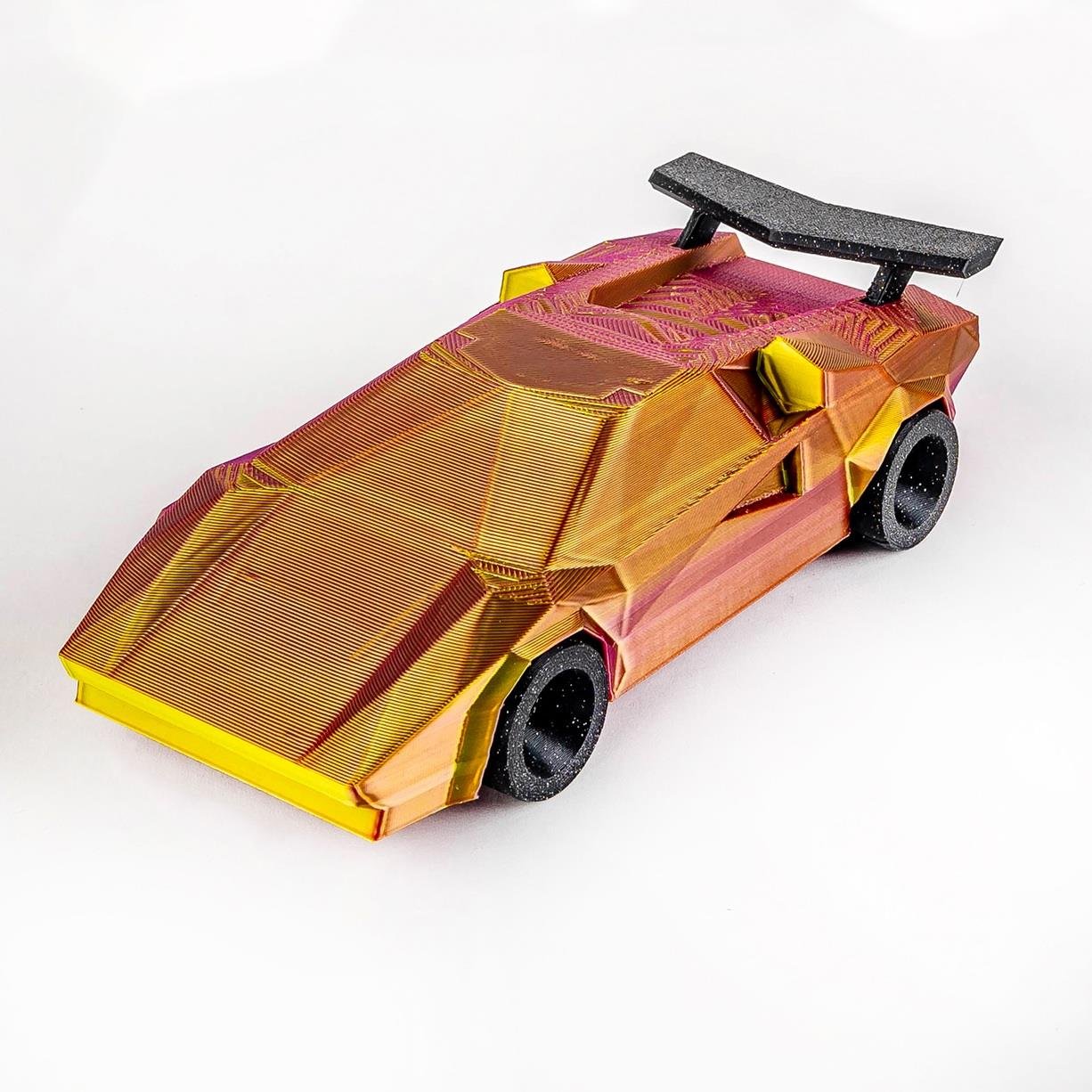 Panchroma Dual Silk Aubergine PLA Filament | Lime - Macenta