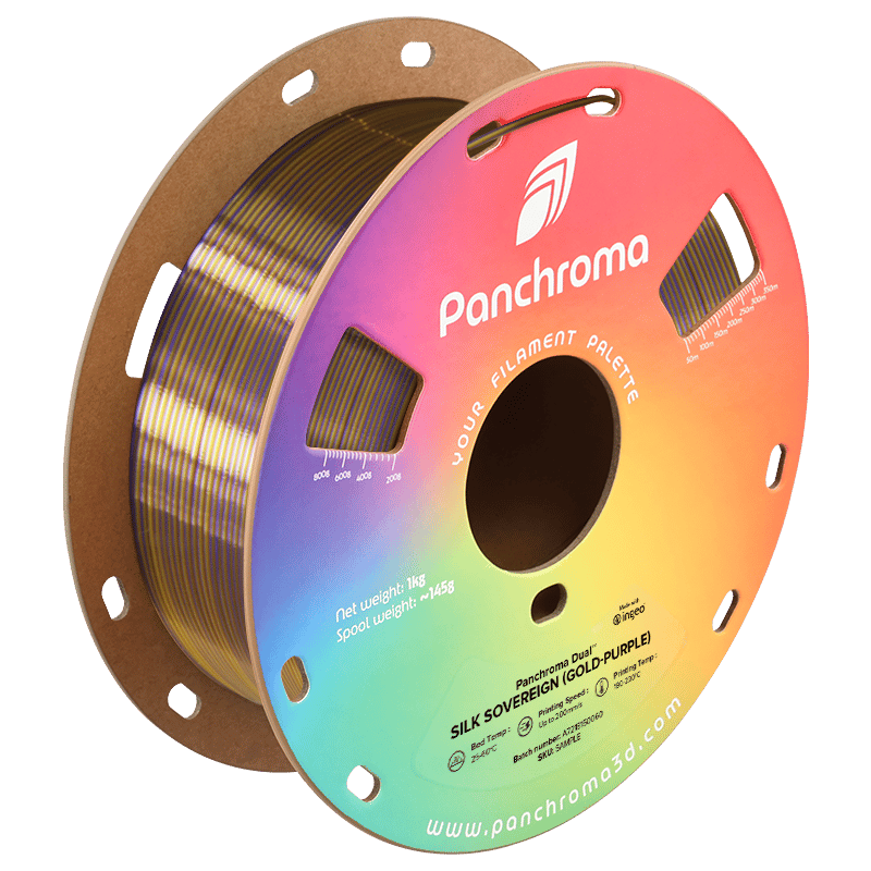 Panchroma Dual Silk Sovereign PLA | Altın - Mor