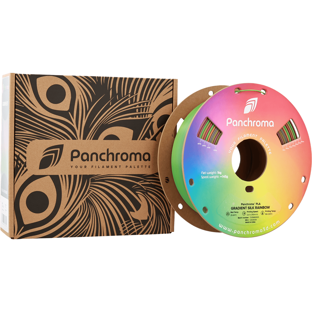 Panchroma Gradient Silk Gökkuşağı PLA Filament