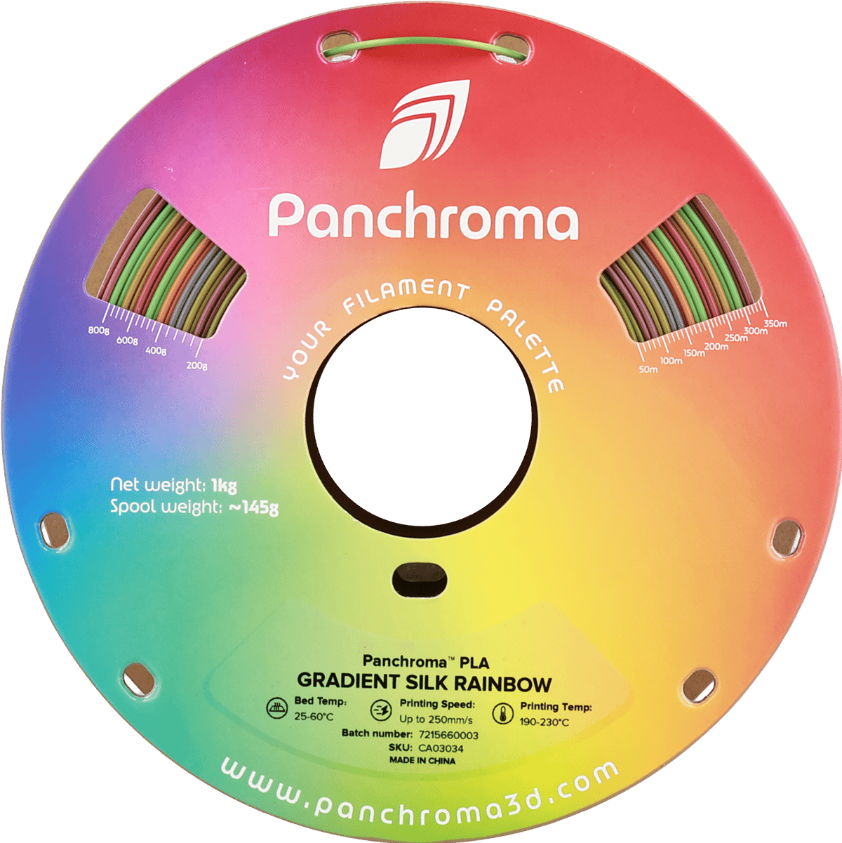 Panchroma Gradient Silk Gökkuşağı PLA Filament