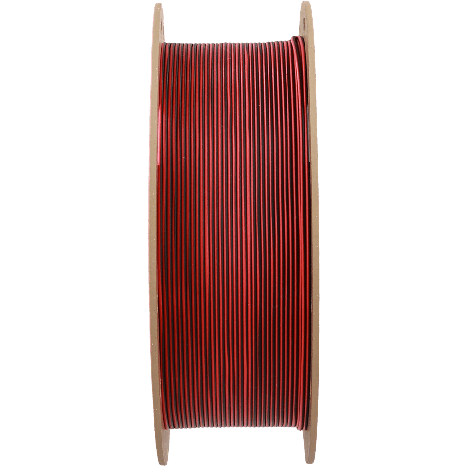 Panchroma PLA Dual Filament Mat Gölge Kırmızı (Siyah - Kırmızı) - 1 kg 1.75mm