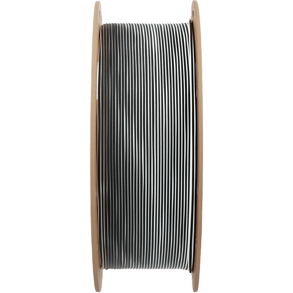 Panchroma PLA Dual Filament Mat Gölge Siyah (Beyaz - Siyah) - 1 kg 1.75mm