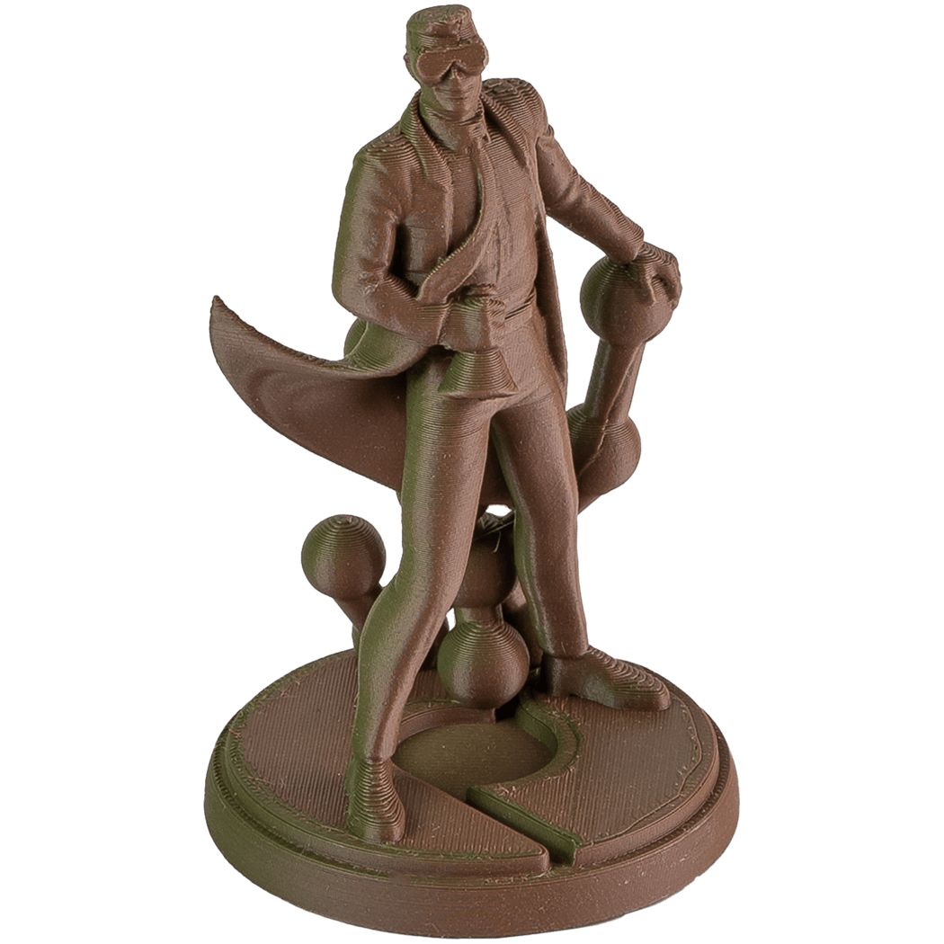 Panchroma PLA Dual Filament Mat Kamuflaj (Koyu Yeşil - Kahverengi) - 1 kg 1.75mm