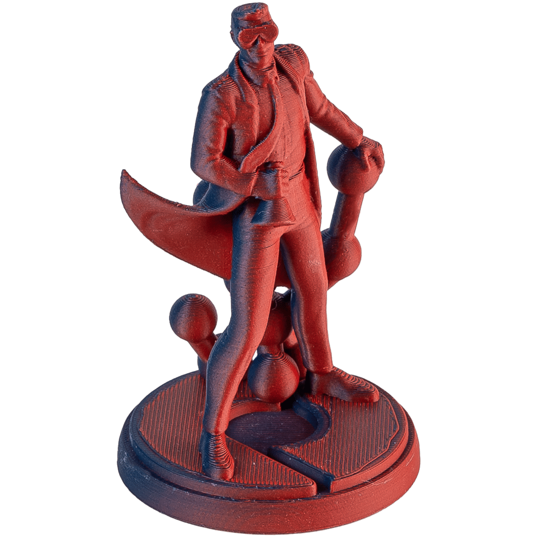 Panchroma PLA Dual Filament Mat Karışık Böğürtlen (Kırmızı - Lacivert) - 1 kg 1.75mm