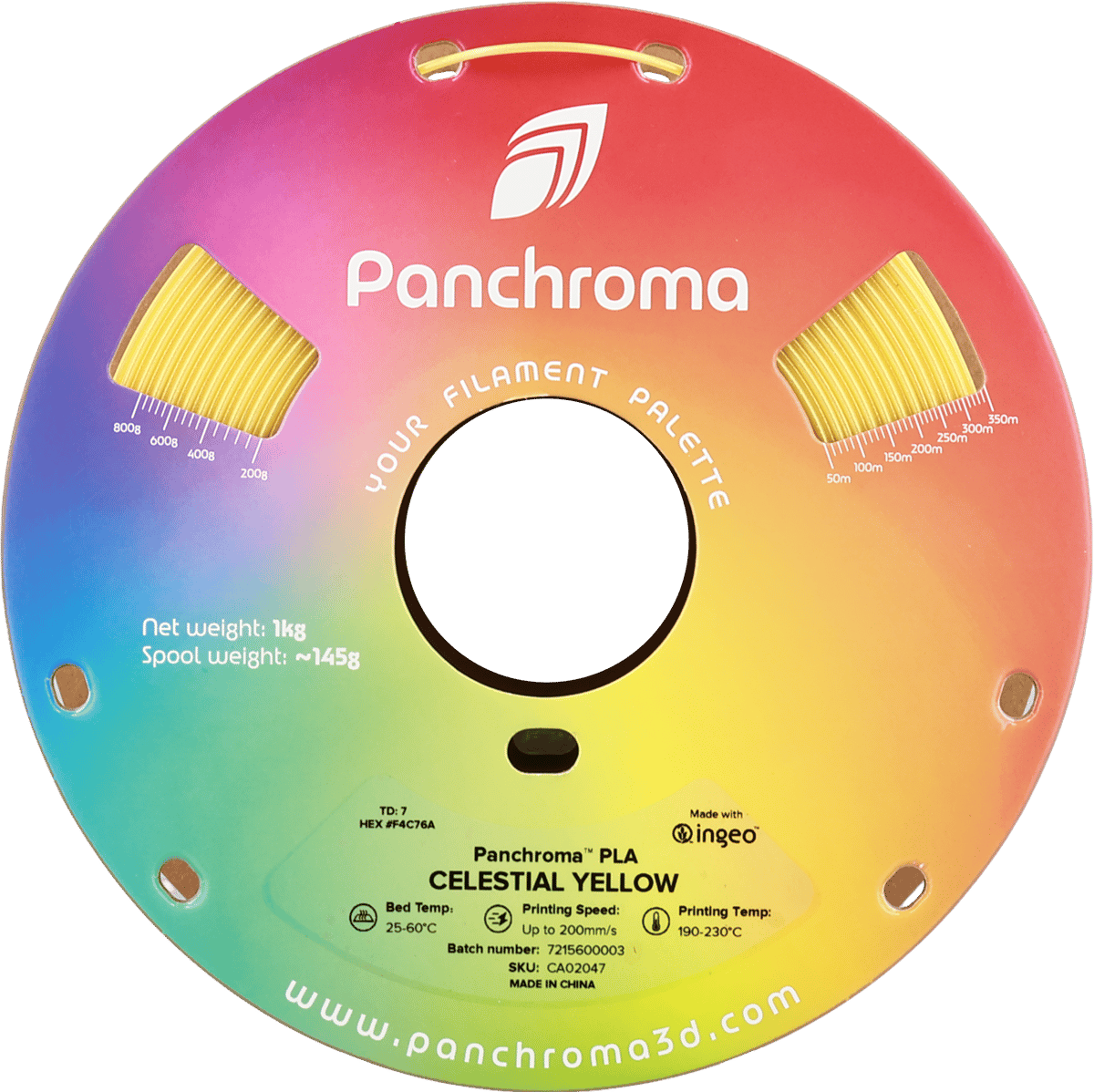 Panchroma PLA Filament Celestial Sarı