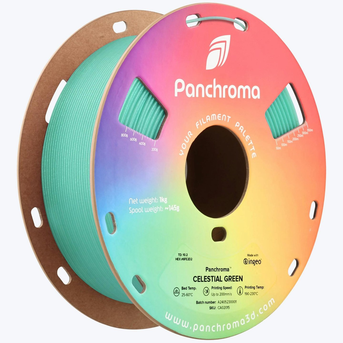 Panchroma PLA Filament Celestial Yeşil