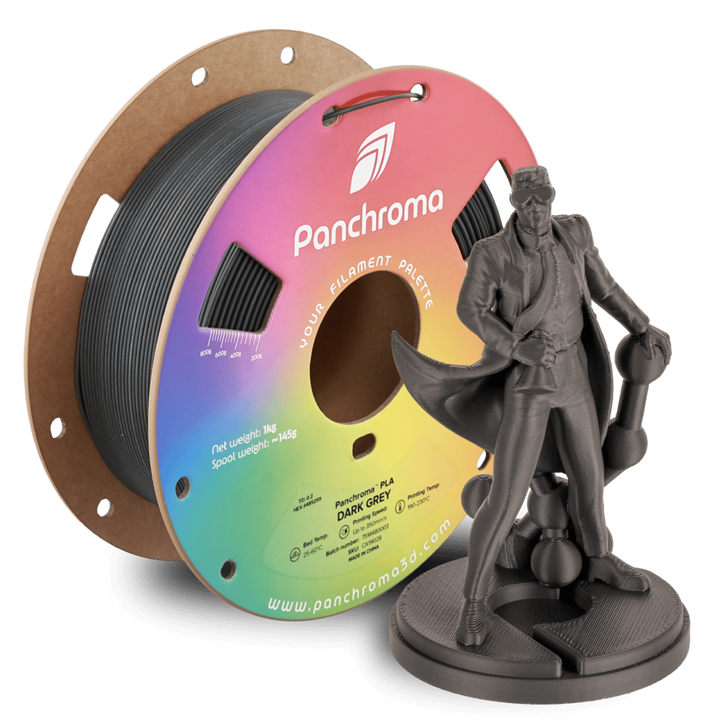 Panchroma PLA Filament Koyu Gri