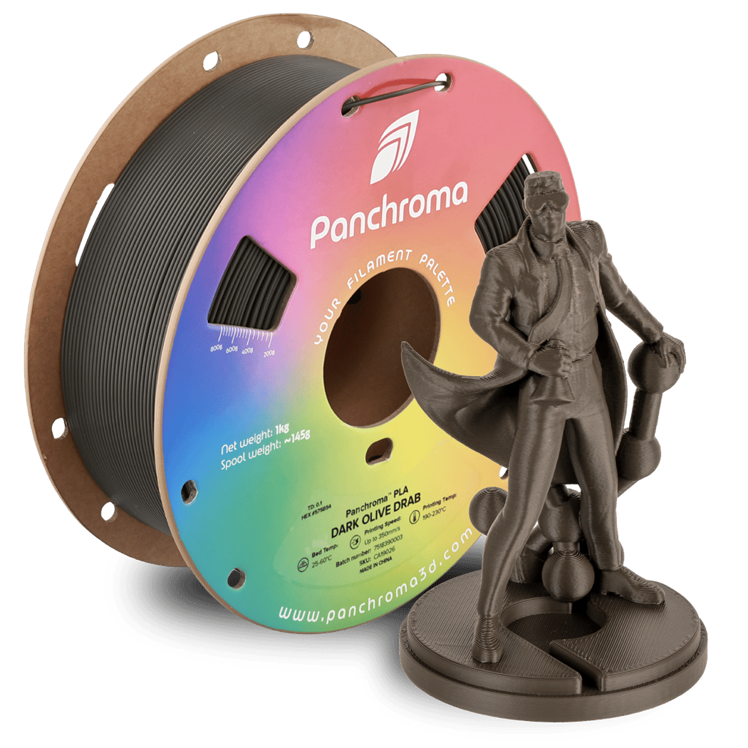 Panchroma PLA Filament Koyu Zeytin Yeşil
