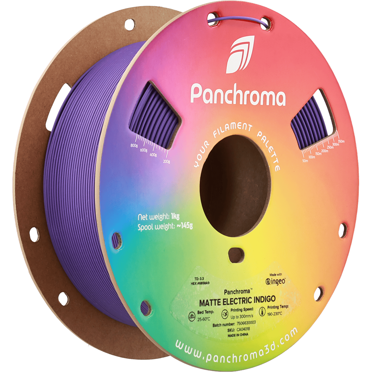 Panchroma PLA Filament Mat Elektrik İndigo – 1 kg 1.75mm