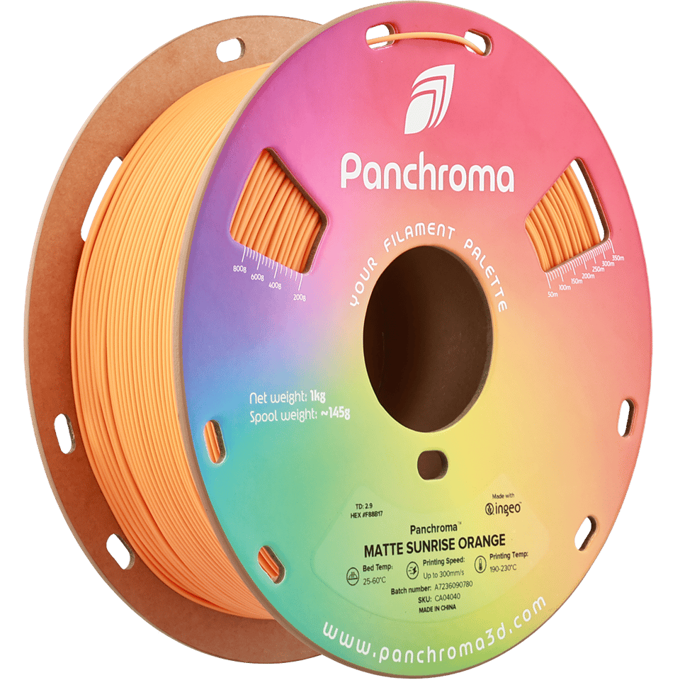 Panchroma PLA Filament Mat Gündoğumu Turuncu – 1 kg 1.75mm