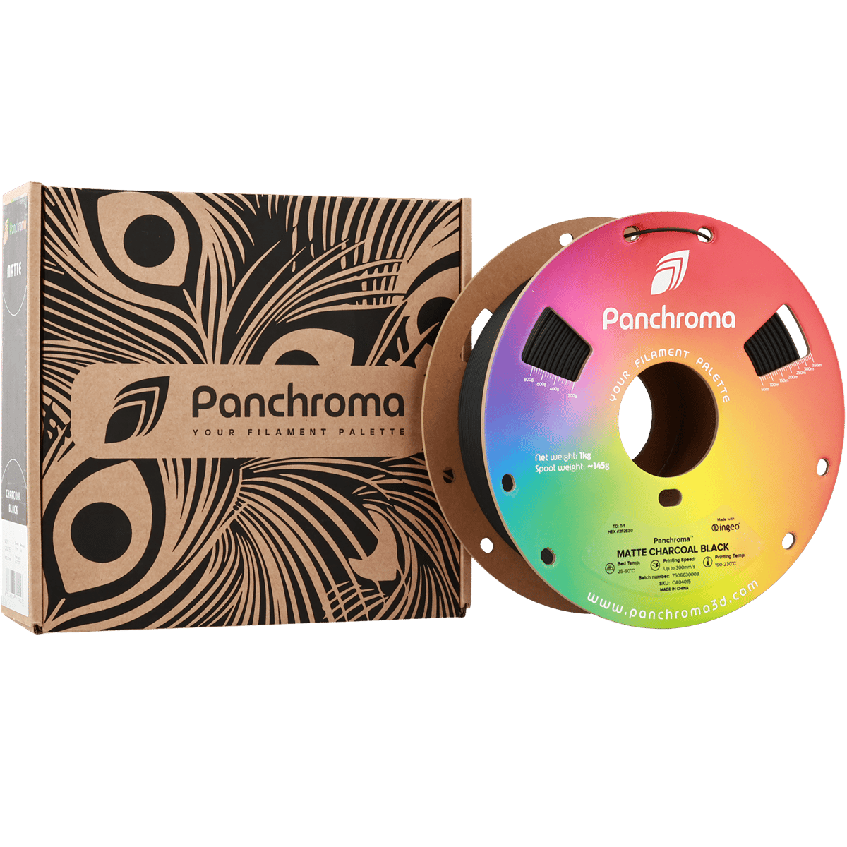Panchroma PLA Filament Mat Kömür Siyah – 1 kg 1.75mm