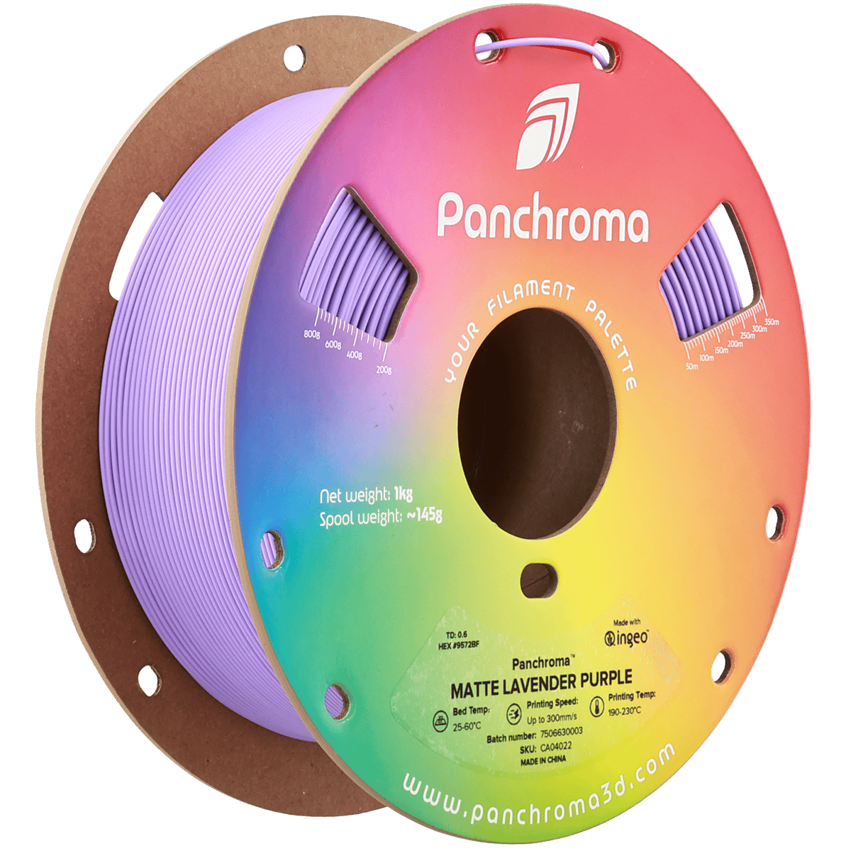 Panchroma PLA Filament Mat Lavanta Mor – 1 kg 1.75mm
