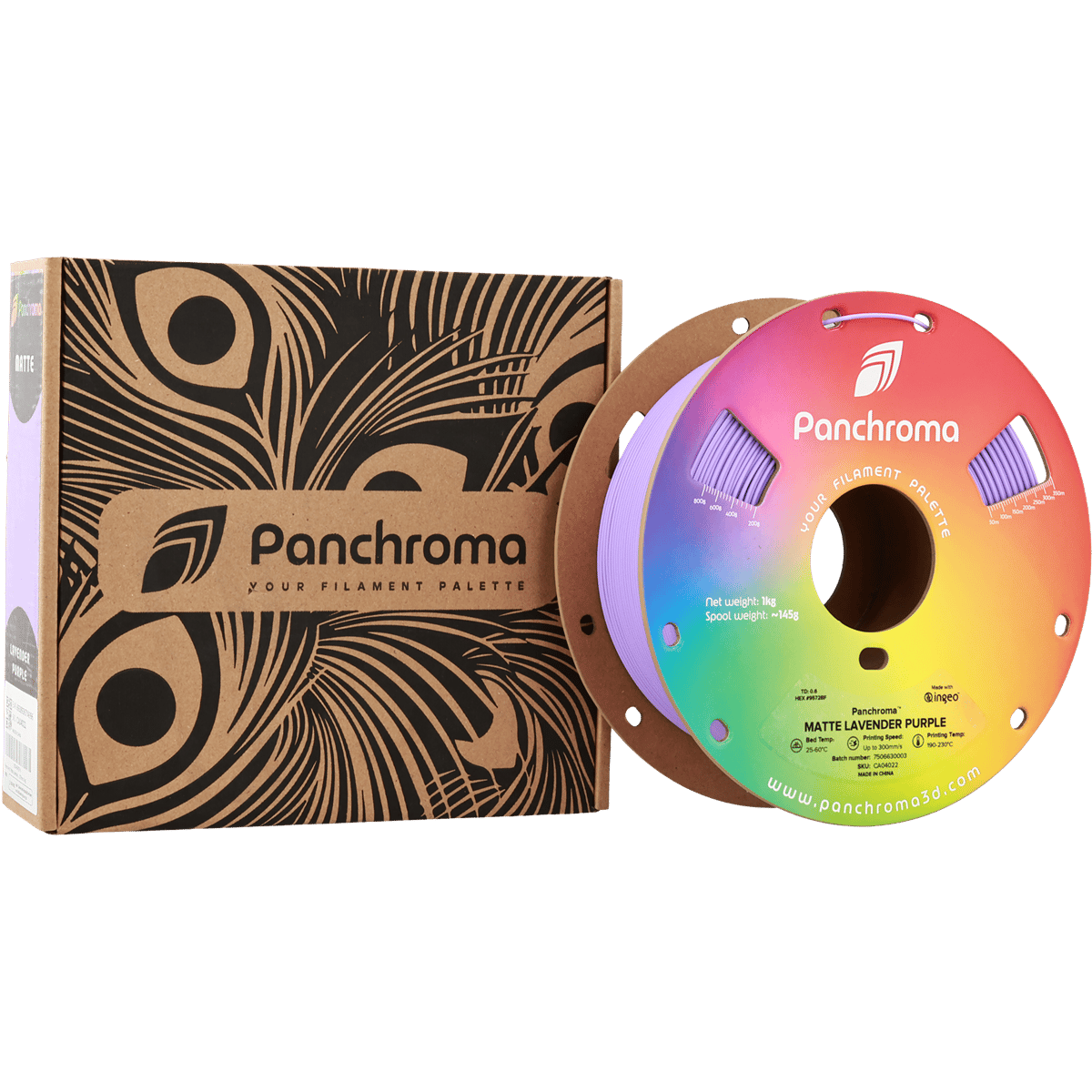Panchroma PLA Filament Mat Lavanta Mor – 1 kg 1.75mm
