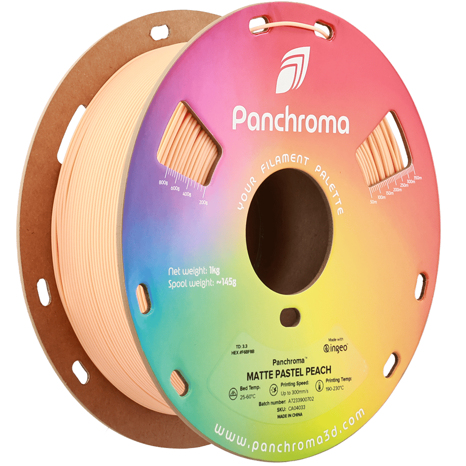 Panchroma PLA Filament Mat Pastel Şeftali – 1 kg 1.75mm