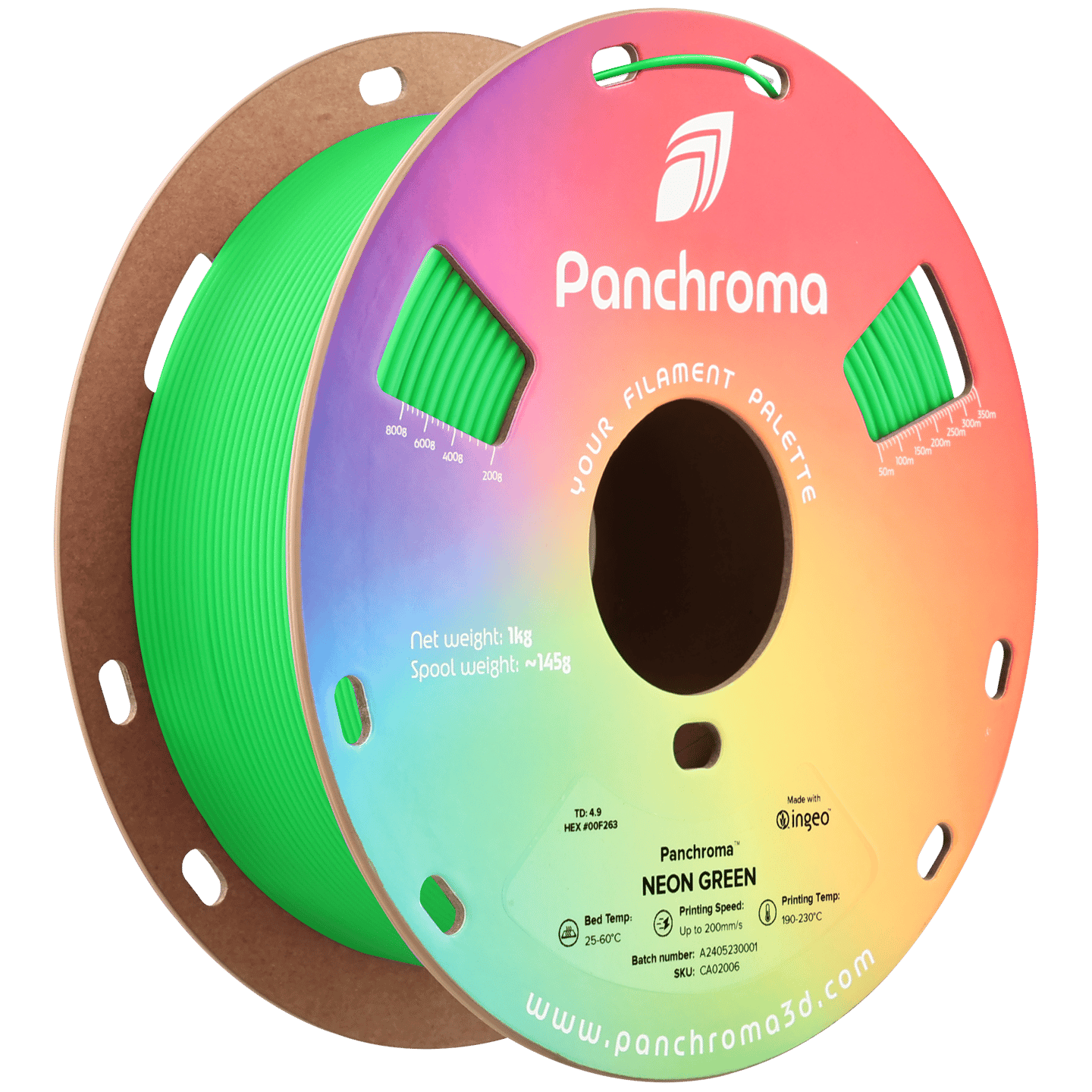 Panchroma PLA Filament Neon Yeşil - 1 kg 1.75mm