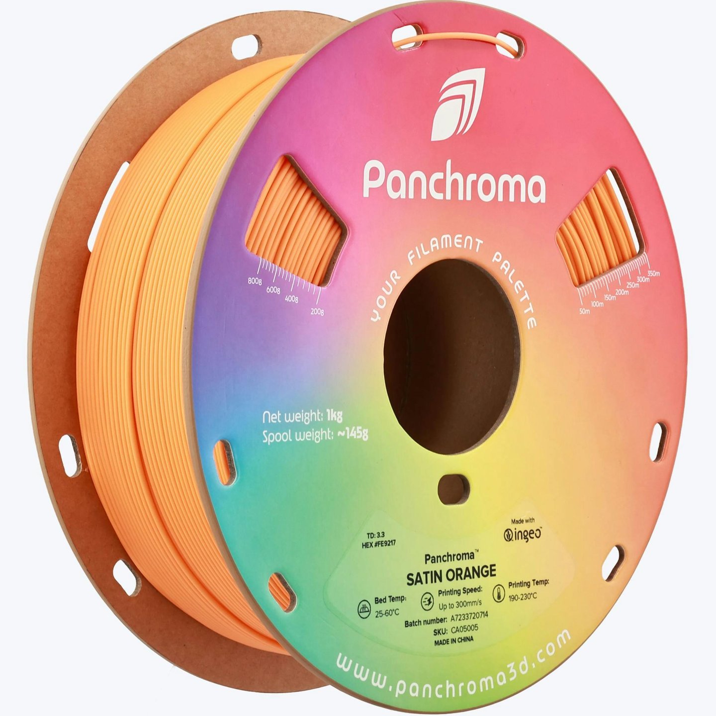 Panchroma PLA Filament Saten Turuncu – 1 kg 1.75mm