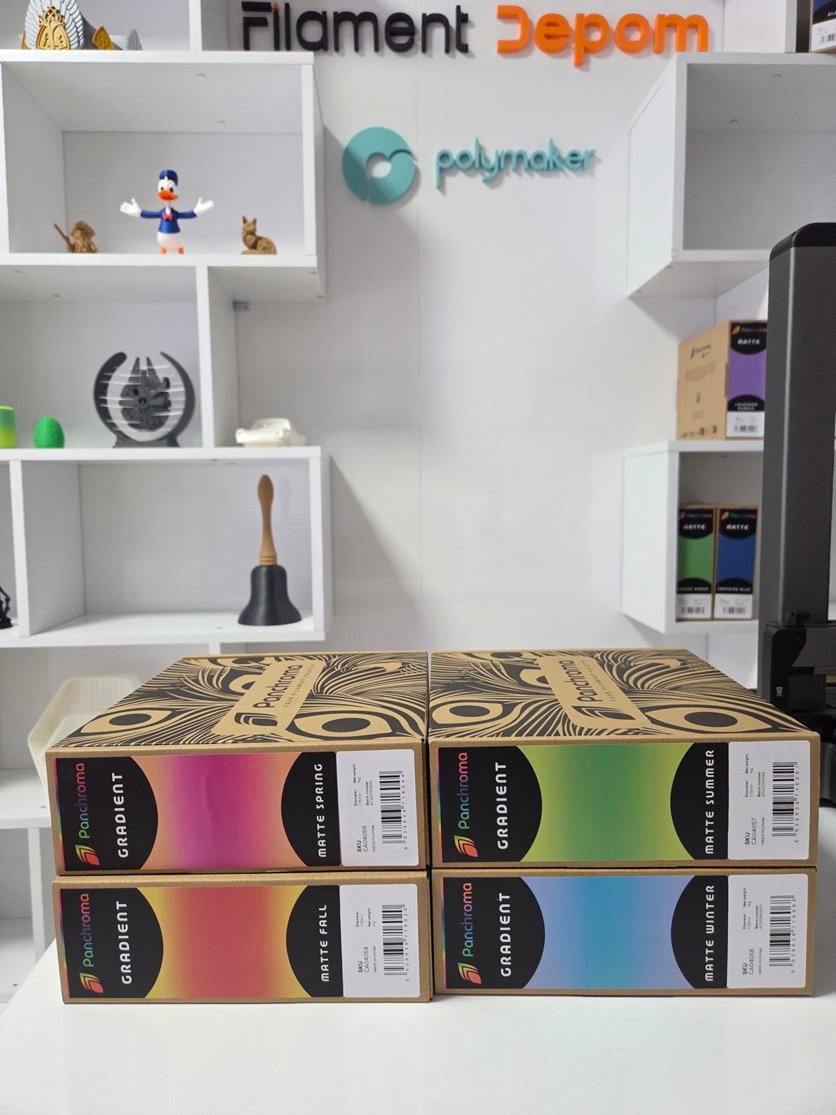 Panchroma PLA Gradient Filament 4 Mevsim  Paketi