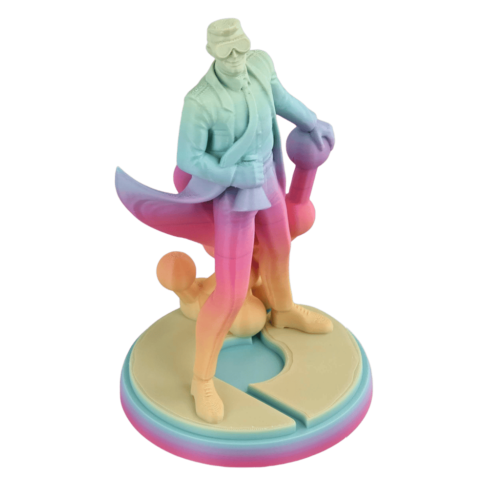 Panchroma PLA Gradient Filament Saten Gökkuşağı - 1 kg 1.75mm