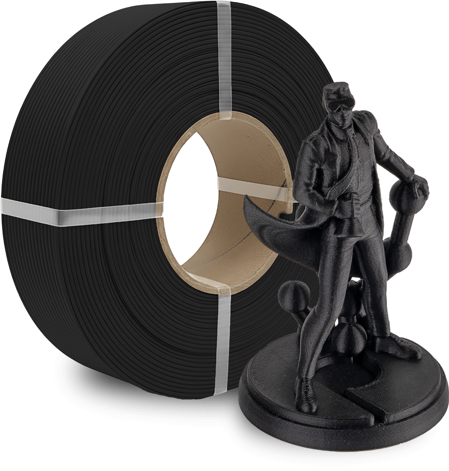 Panchroma PLA Refill – Mat Kömür Siyah Filament