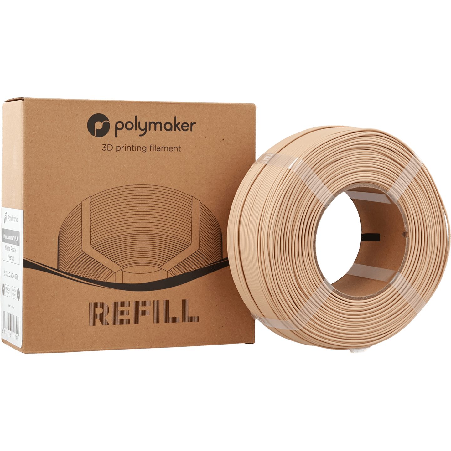 Panchroma PLA Refill – Mat Pastel Yer Fıstığı Filament
