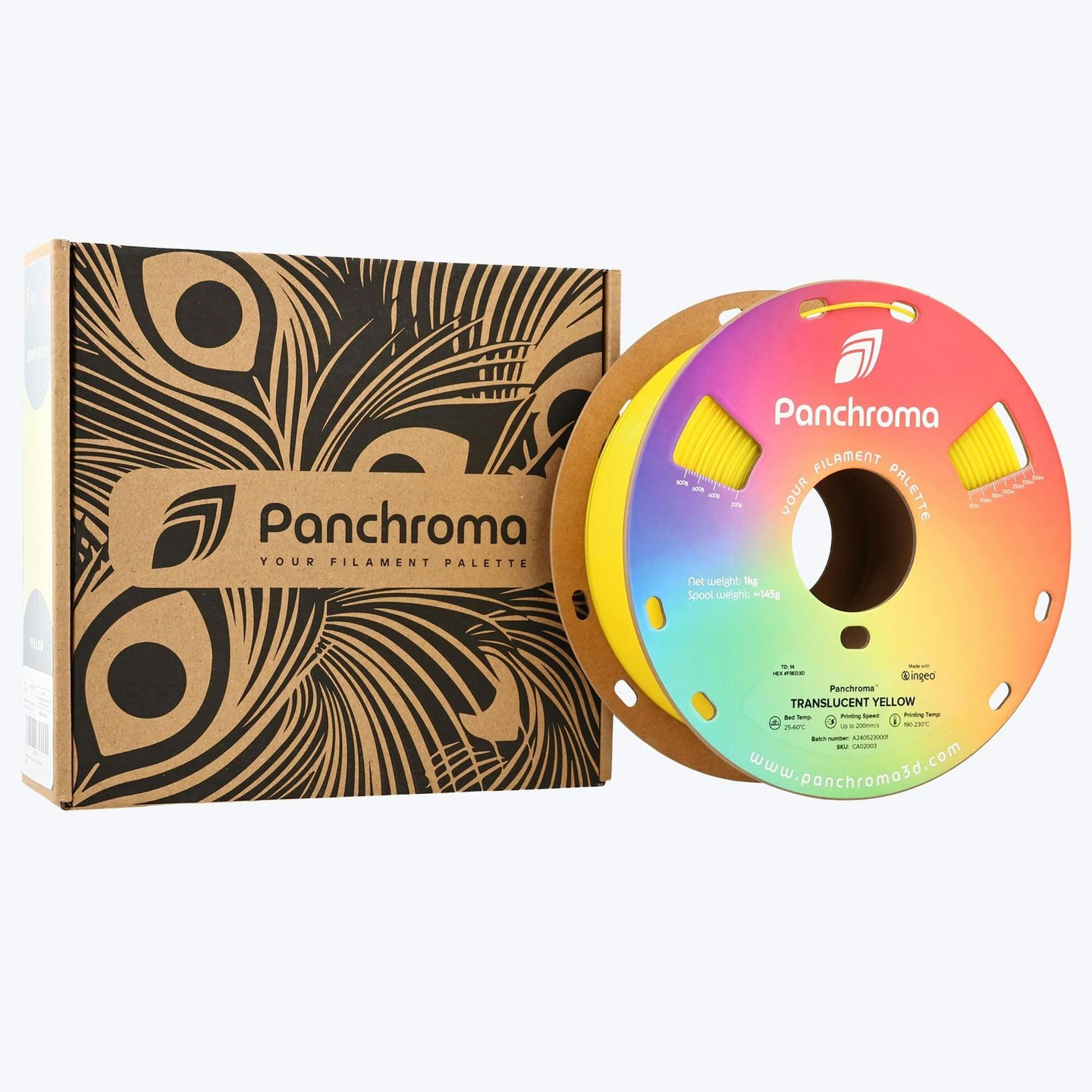 Panchroma PLA Translucent Filament Sarı