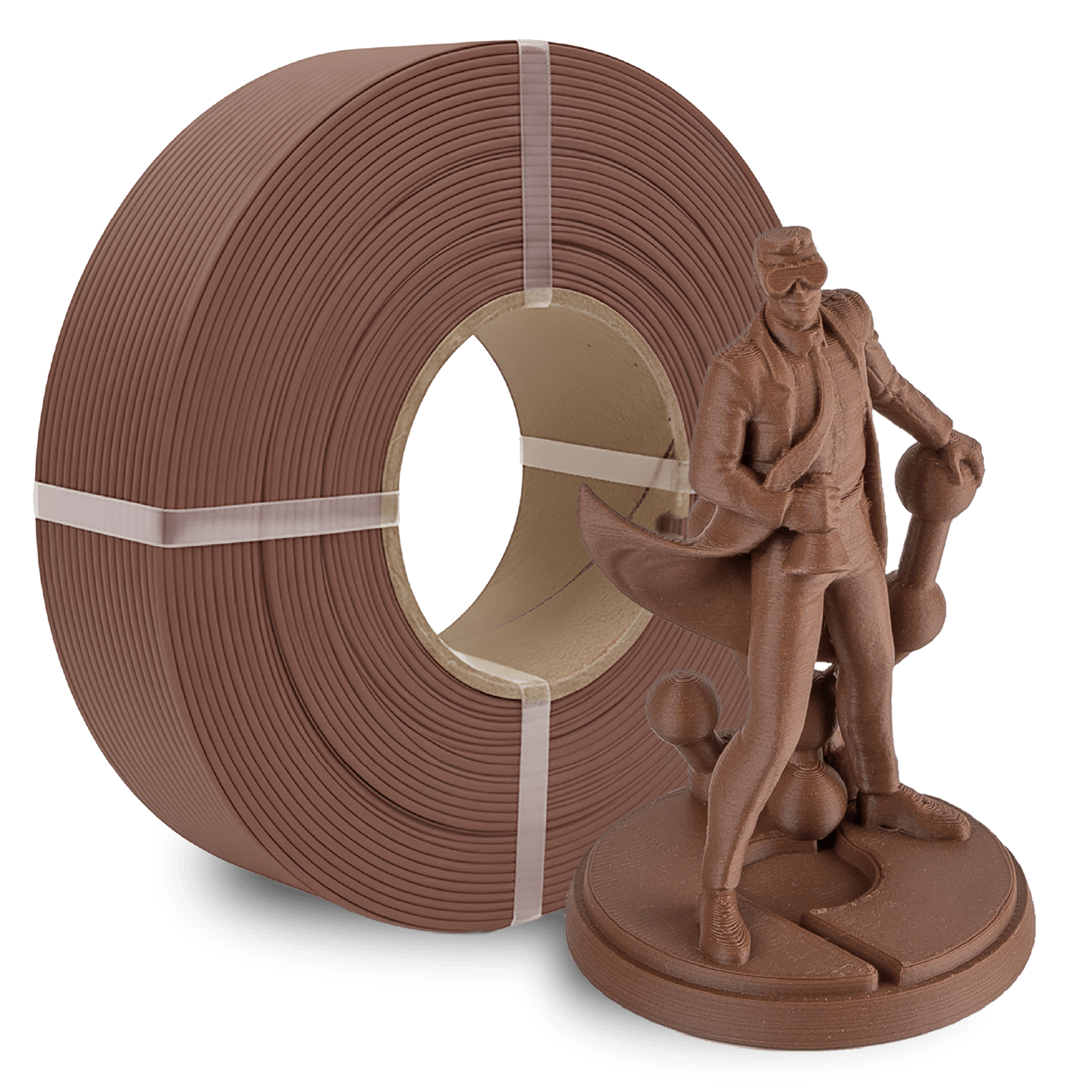 Panchroma Refill PLA Mat Toprak Kahverengi Filament - 1kg 1.75mm
