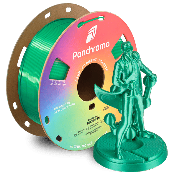 Panchroma Silk PLA Filament Yeşil