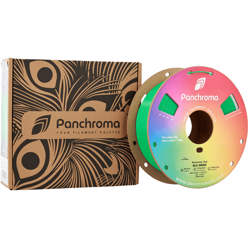 Panchroma Silk PLA Filament Yeşil