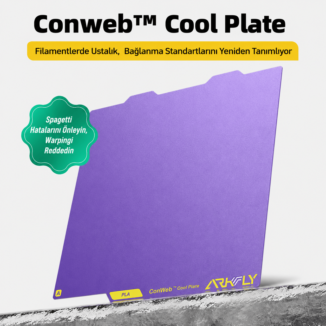 Phaetus A1 Mini Conweb Cool Plate 184×199 mm - Bambu Lab Baskı Tablası