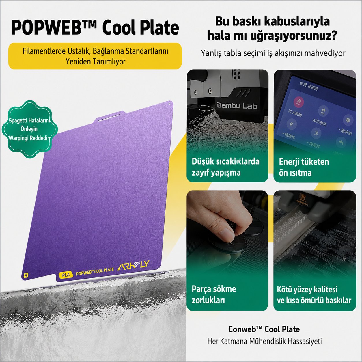 Phaetus P2S POPWEB Cool Plate 256×256 mm