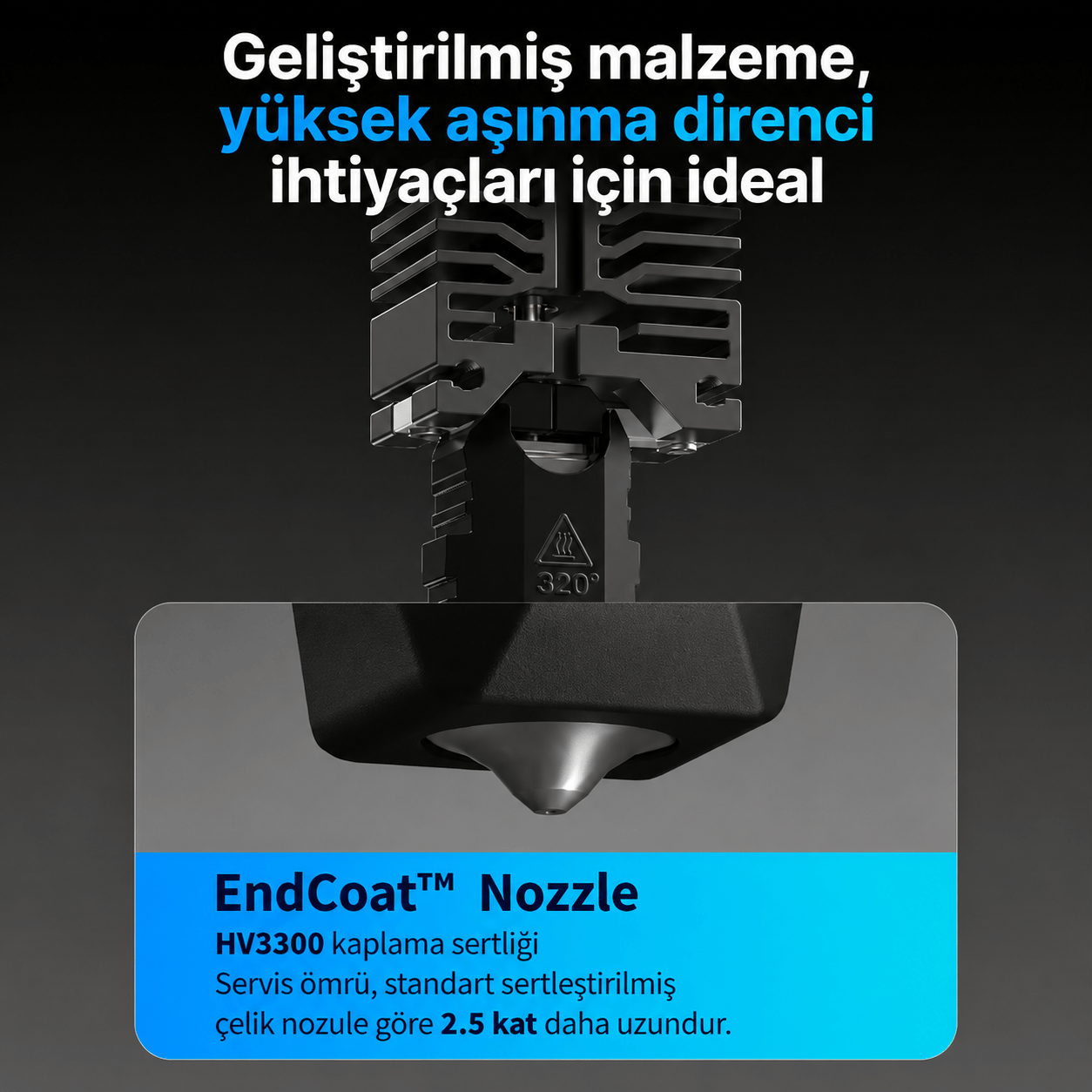 Phaetus X1/P1 0.4mm Conch Hotend M6 - Bambu Lab Hotend